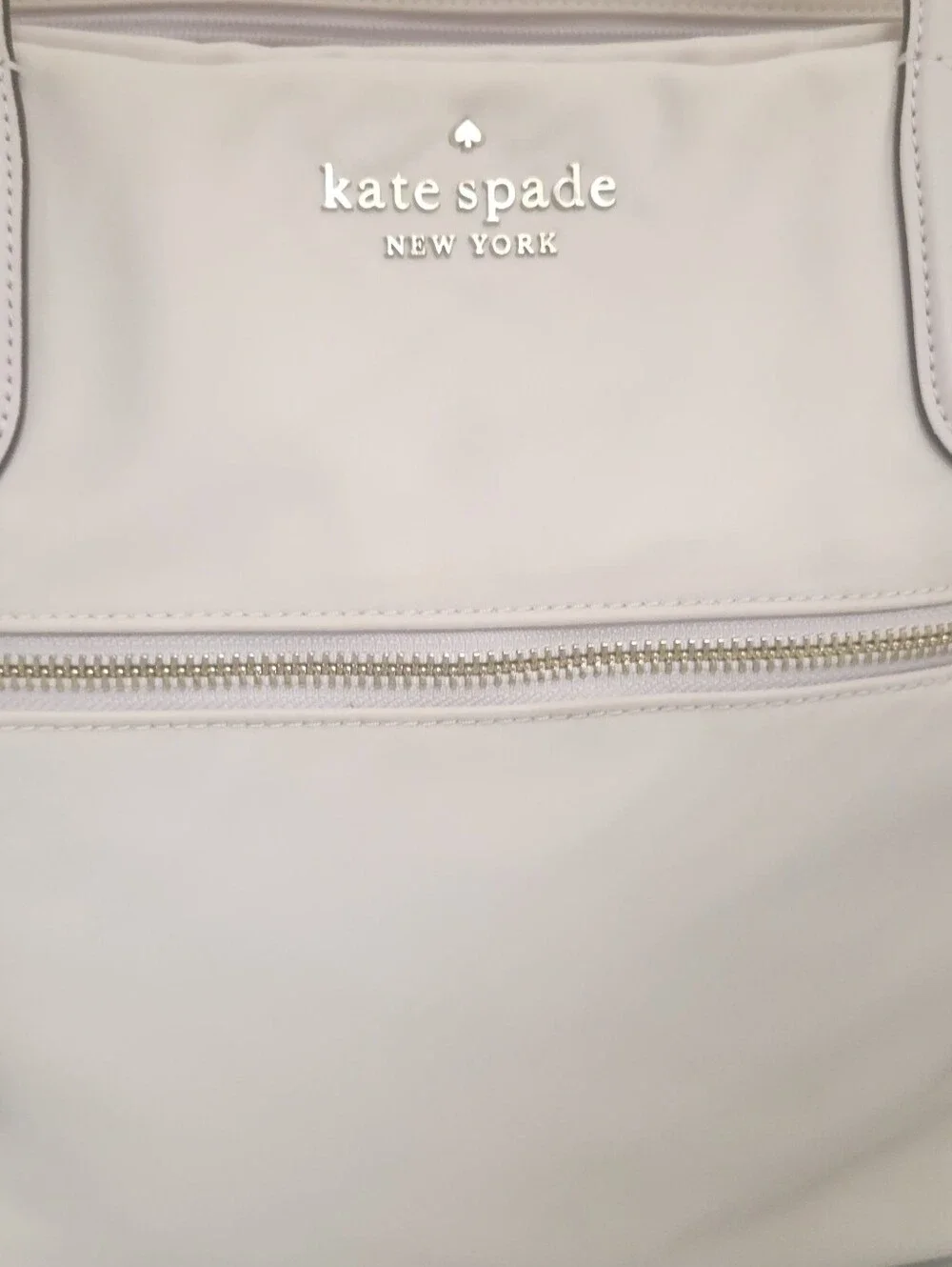 kate spade Pale Purple Nylon Diaper Bag with Many Pockets
